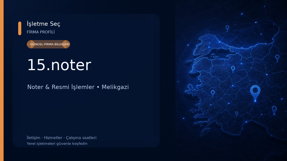 15.noter Noter & Resmi İşlemler