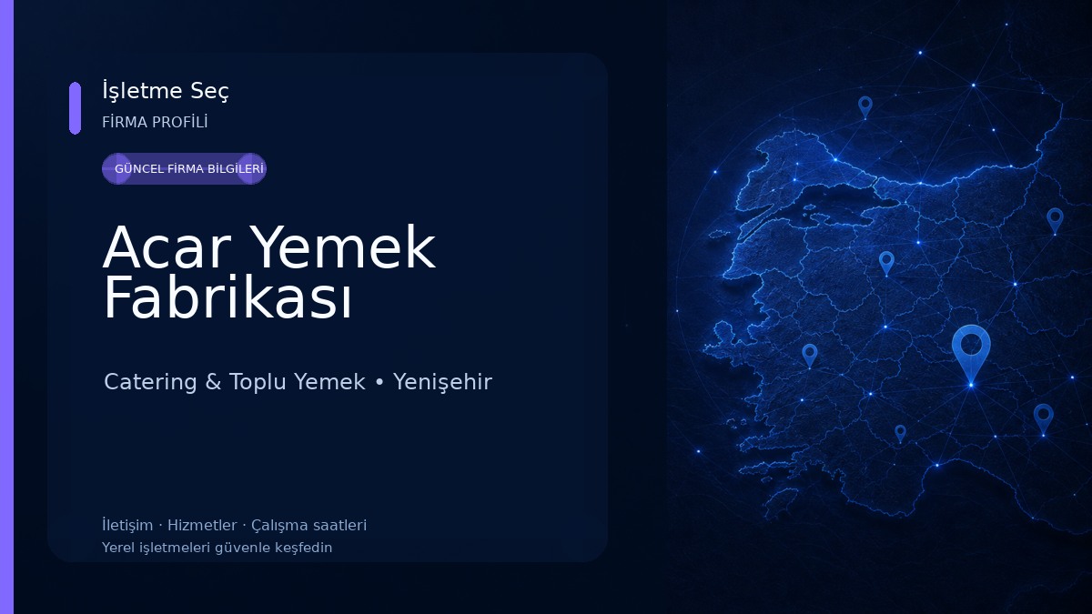 Acar Yemek Fabrikası 