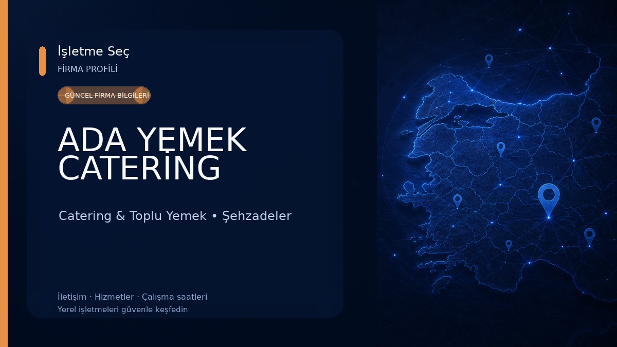 ADA YEMEK CATERİNG Catering & Toplu Yemek