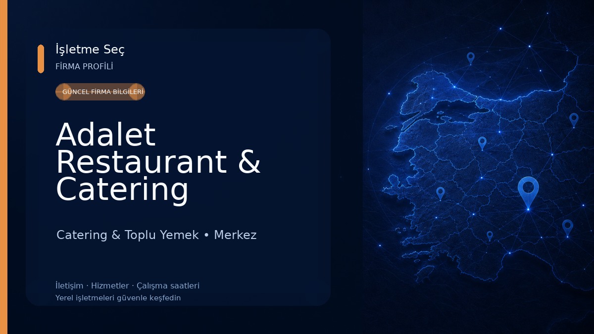 Adalet Restaurant & Catering 
