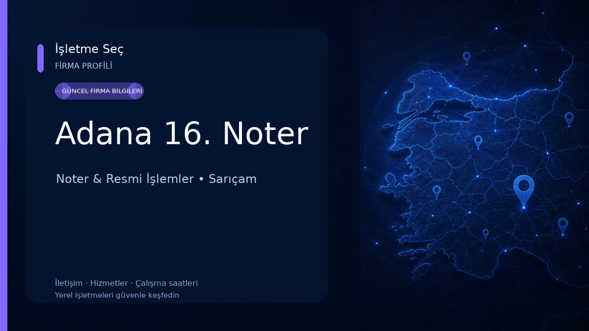 Adana 16. Noter 
