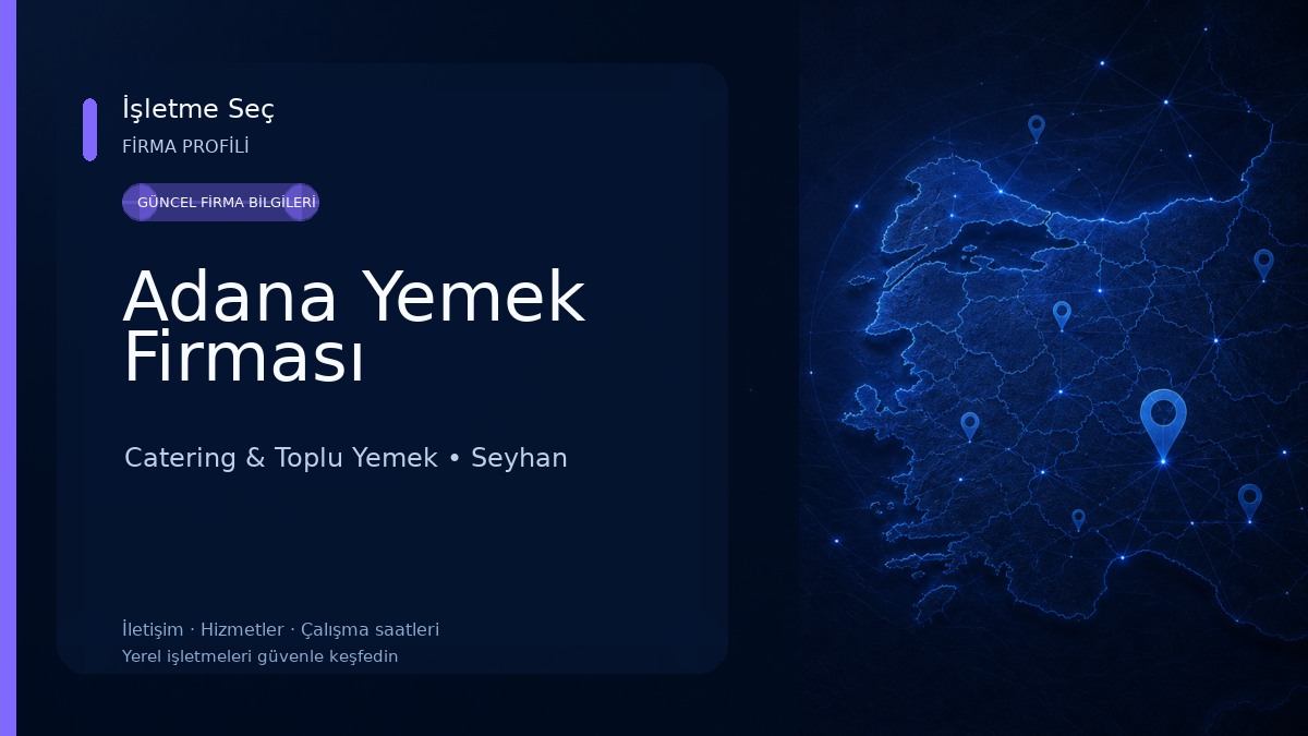 Adana Yemek Firması
