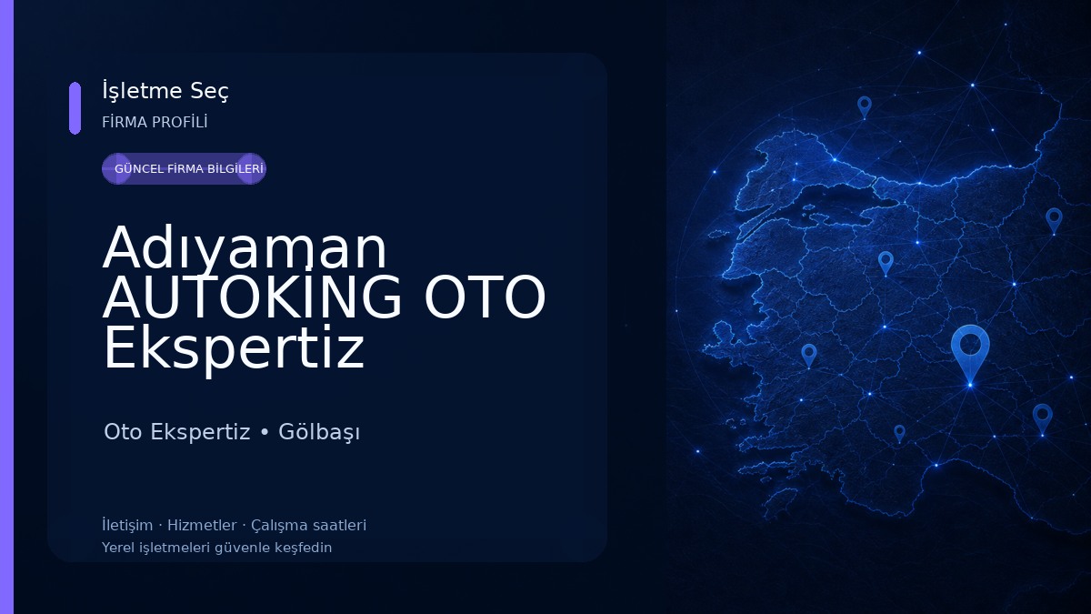 Adıyaman AUTOKİNG OTO Ekspertiz 