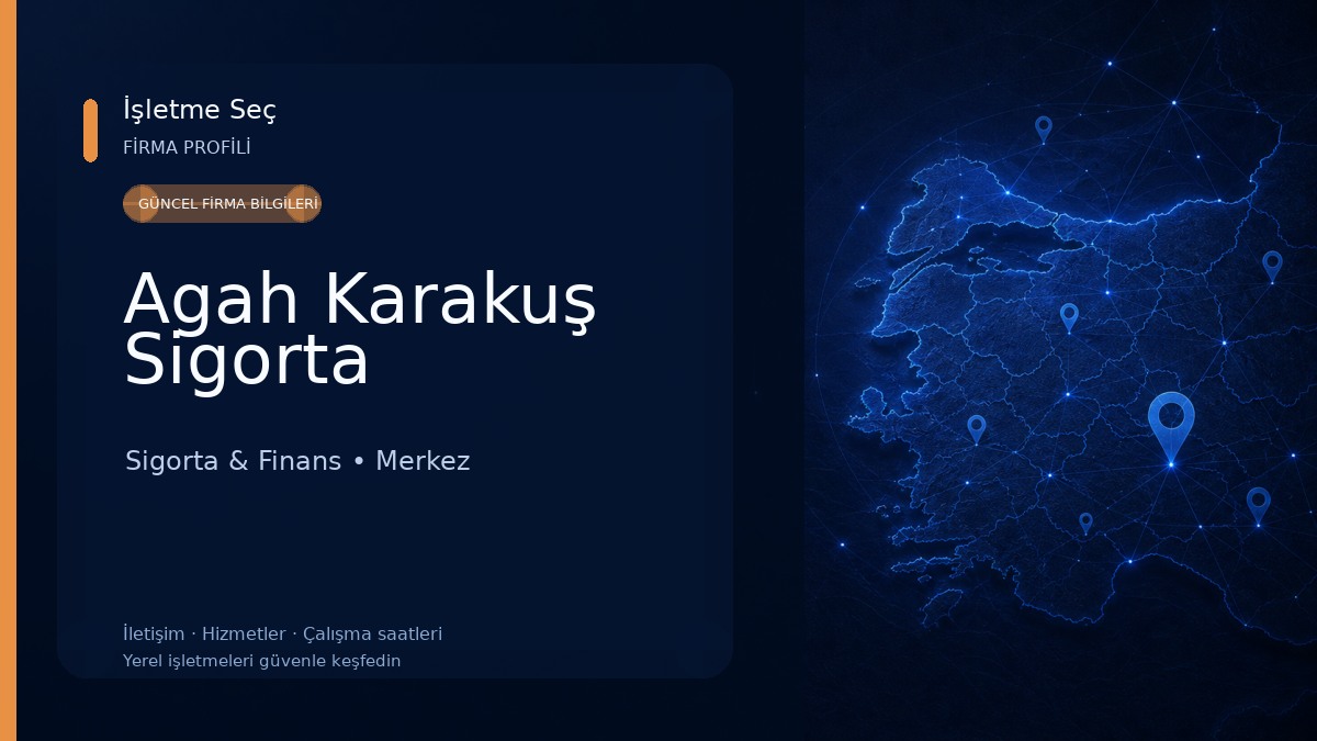 Agah Karakuş Sigorta Sigorta & Finans
