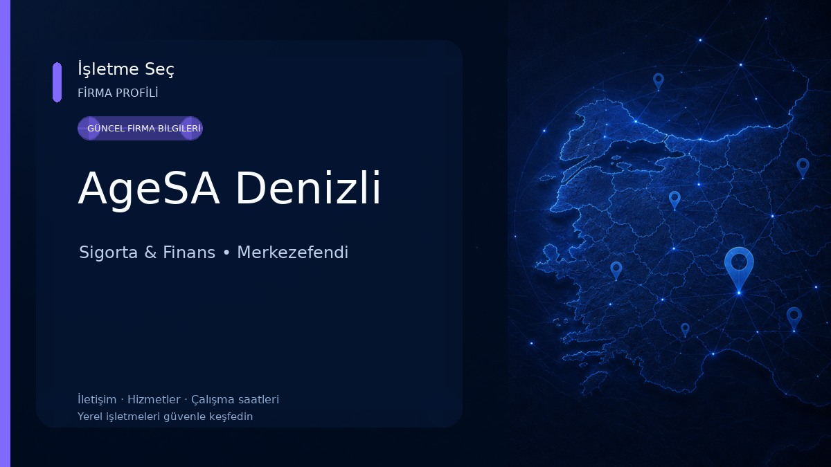 AgeSA Denizli Sigorta & Finans