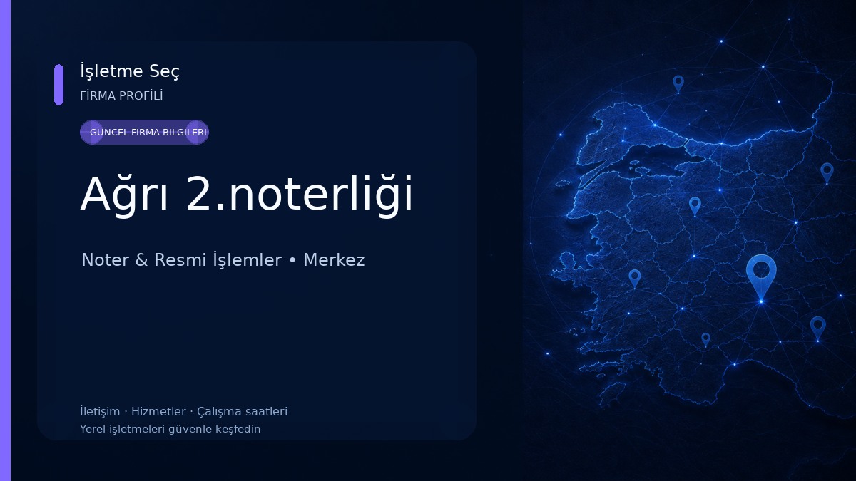 Ağrı 2.noterliği 