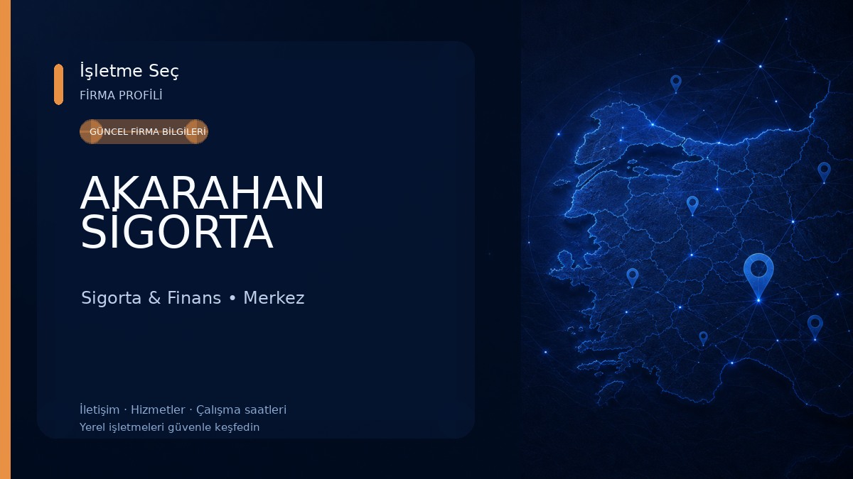 AKARAHAN SİGORTA Sigorta & Finans