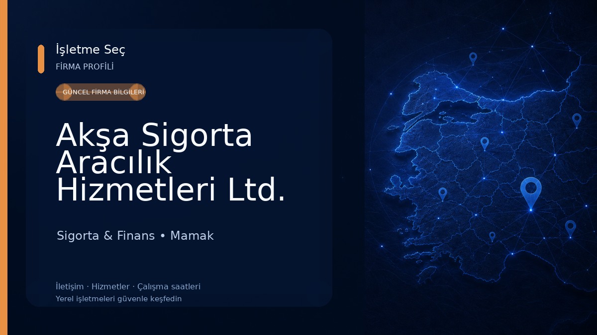 Akşa Sigorta Aracılık Hizmetleri Ltd. Şti. Sigorta & Finans