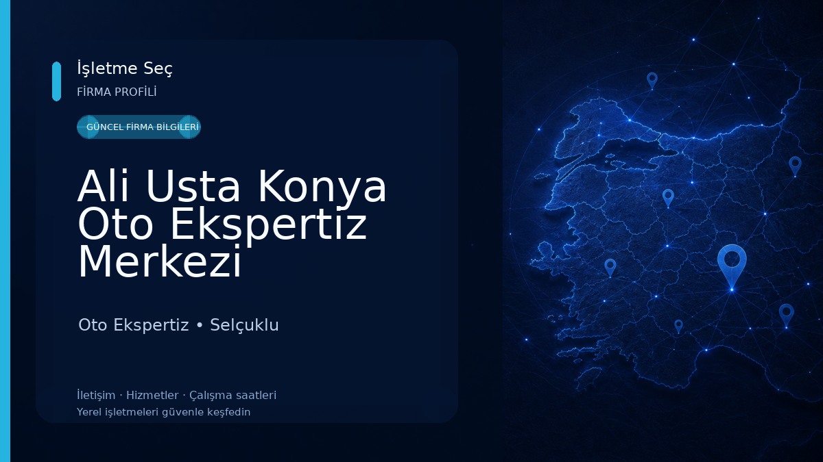 Ali Usta Konya Oto Ekspertiz Merkezi Oto Ekspertiz