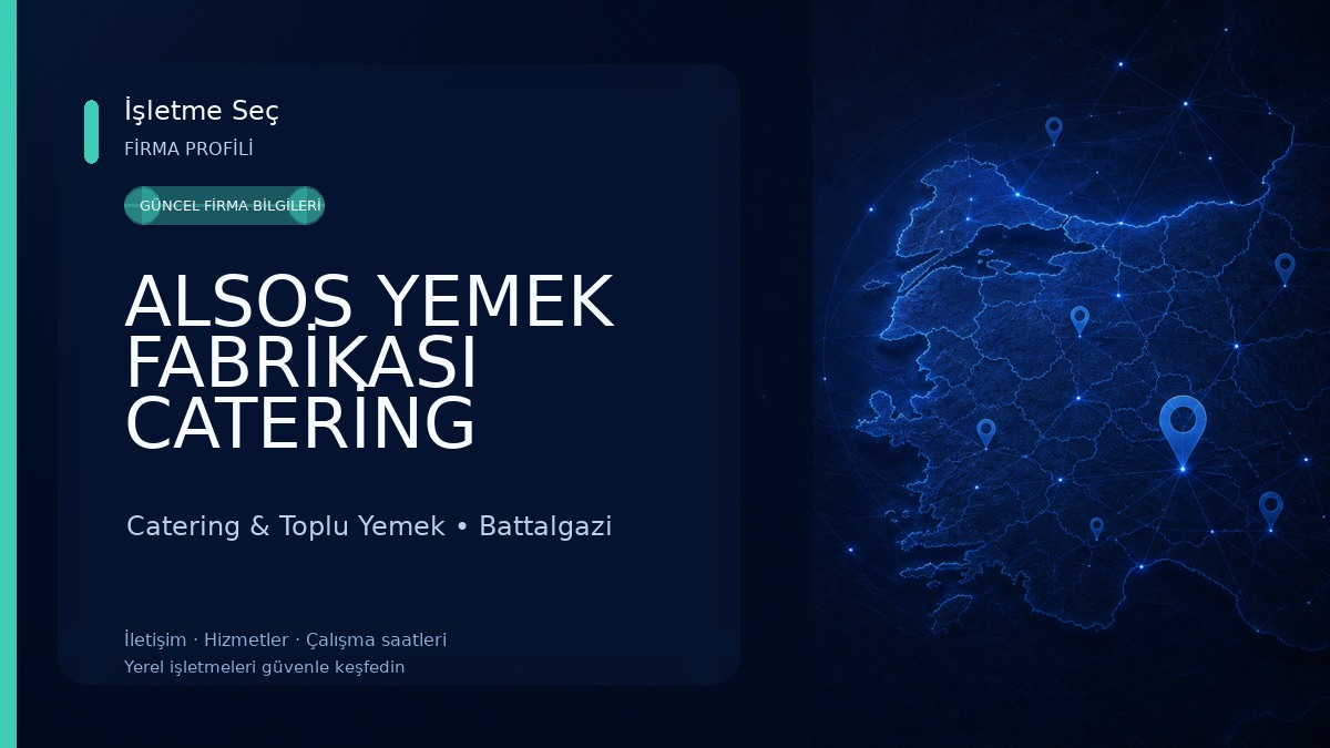 ALSOS YEMEK FABRİKASI CATERİNG 