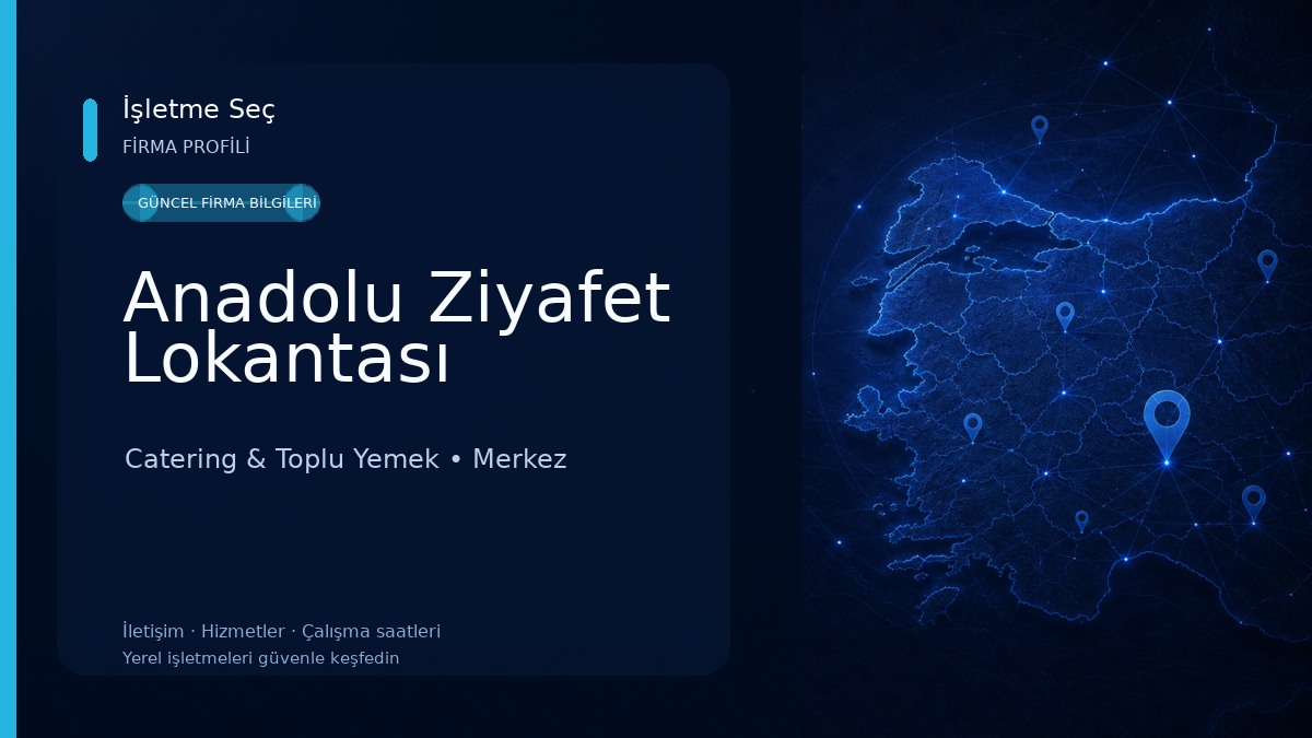 Anadolu Ziyafet Lokantası 