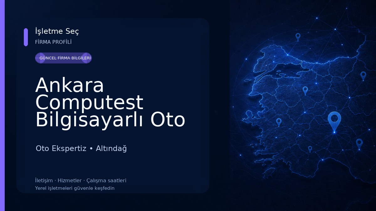 Ankara Computest Bilgisayarlı Oto Ekspertiz Oto Test Merkezi DYNO KAPORTA BOYA FUL+FULL Oto Ekspertiz