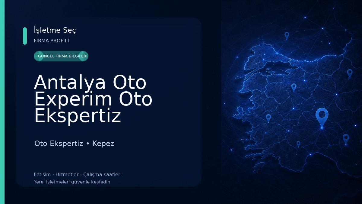 Antalya Oto Experim Oto Ekspertiz 