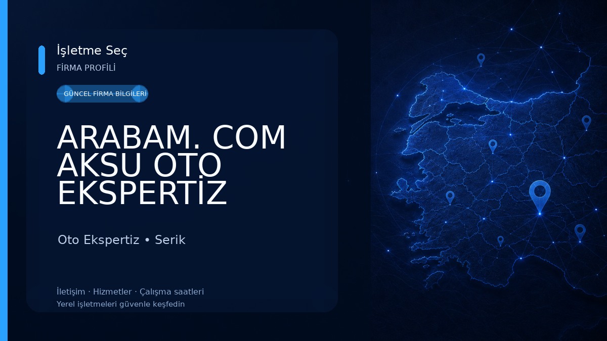 ARABAM. COM AKSU OTO EKSPERTİZ