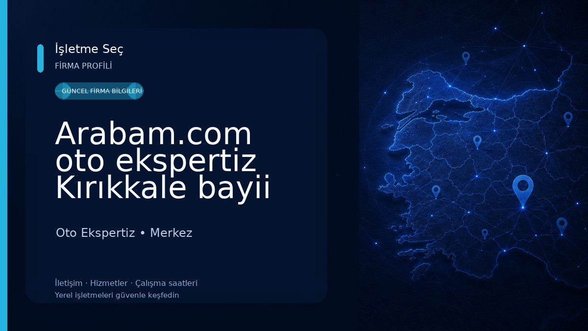 Arabam.com oto ekspertiz Kırıkkale bayii Oto Ekspertiz