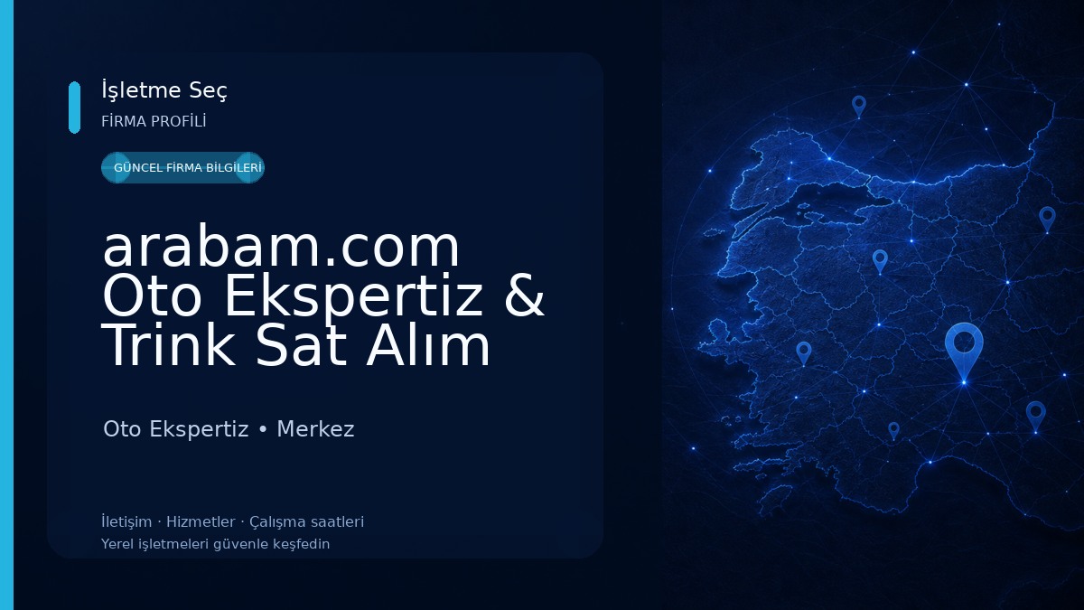 arabam.com Oto Ekspertiz & Trink Sat Alım Noktası Merkez/Aksaray