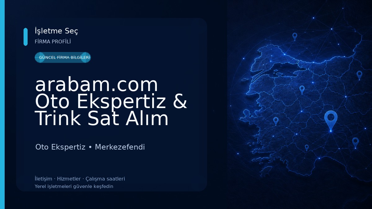 arabam.com Oto Ekspertiz & Trink Sat Alım Noktası Merkezefendi/Denizli Oto Ekspertiz