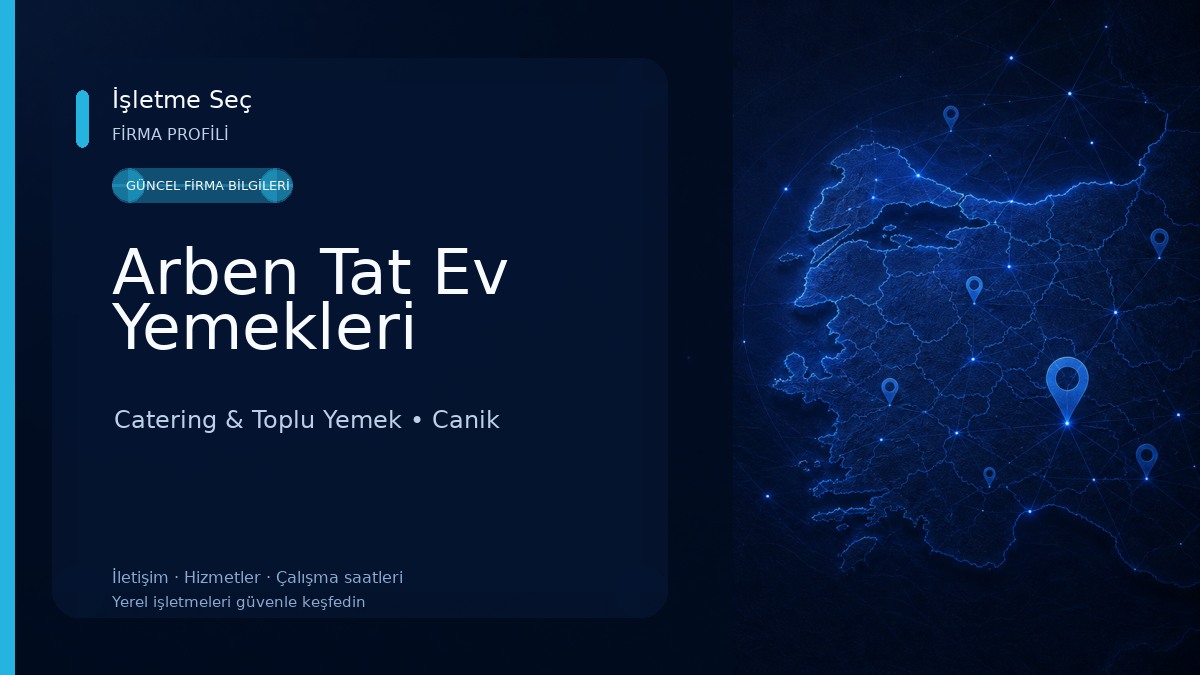Arben Tat Ev Yemekleri Catering & Toplu Yemek