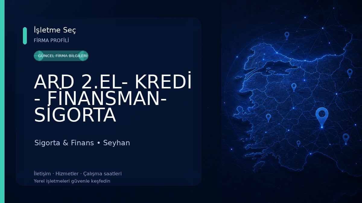 ARD 2.EL- KREDİ - FİNANSMAN- SİGORTA Sigorta & Finans