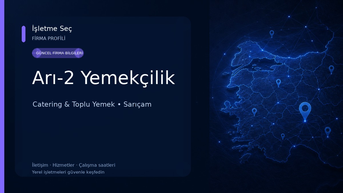 Arı-2 Yemekçilik Catering & Toplu Yemek