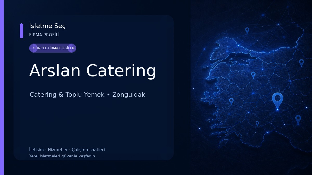 Arslan Catering Catering & Toplu Yemek