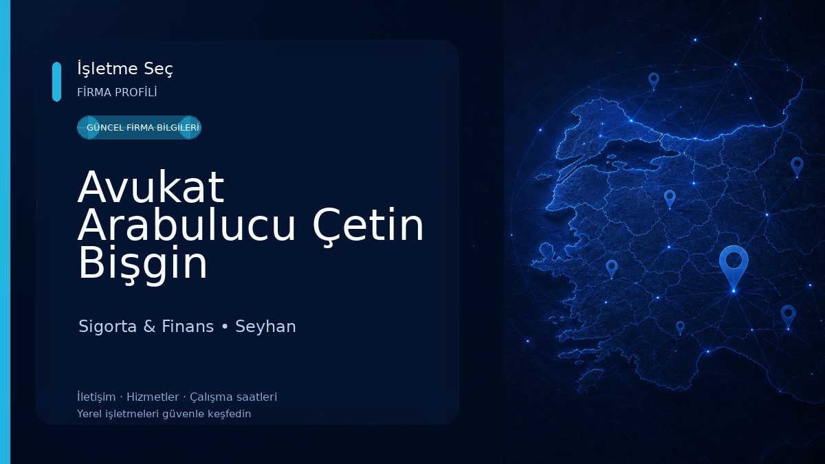 Avukat Arabulucu Çetin Bişgin Sigorta & Finans