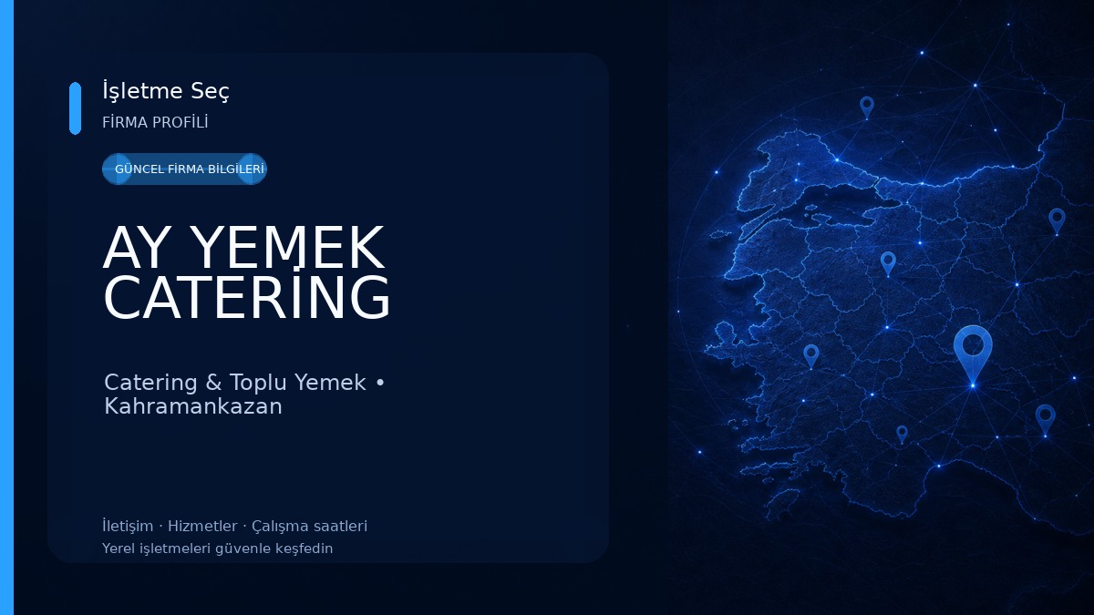 AY YEMEK CATERİNG Catering & Toplu Yemek