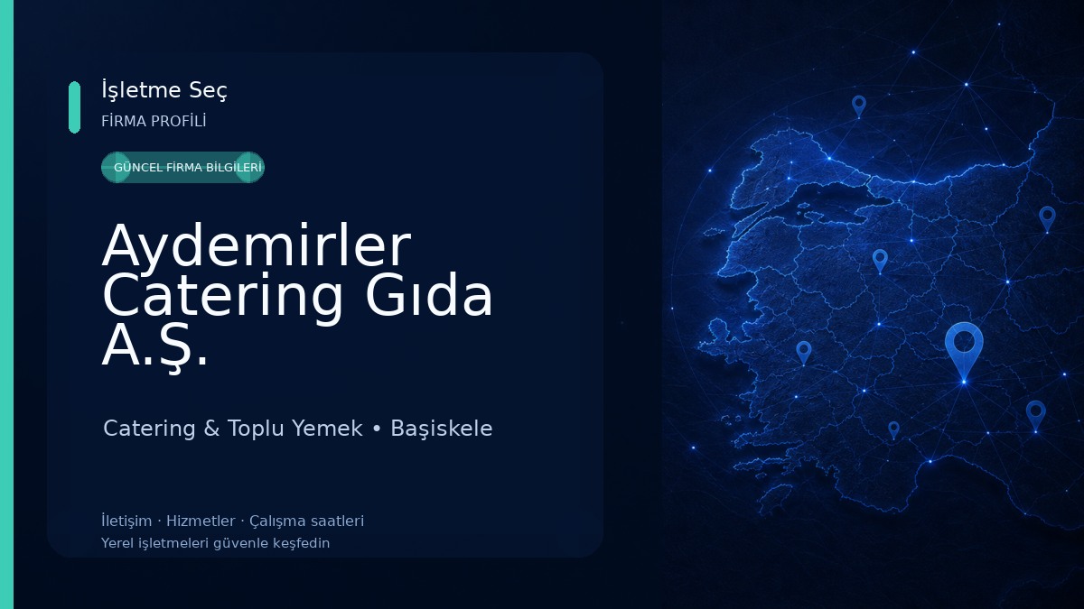 Aydemirler Catering Gıda A.Ş. Catering & Toplu Yemek