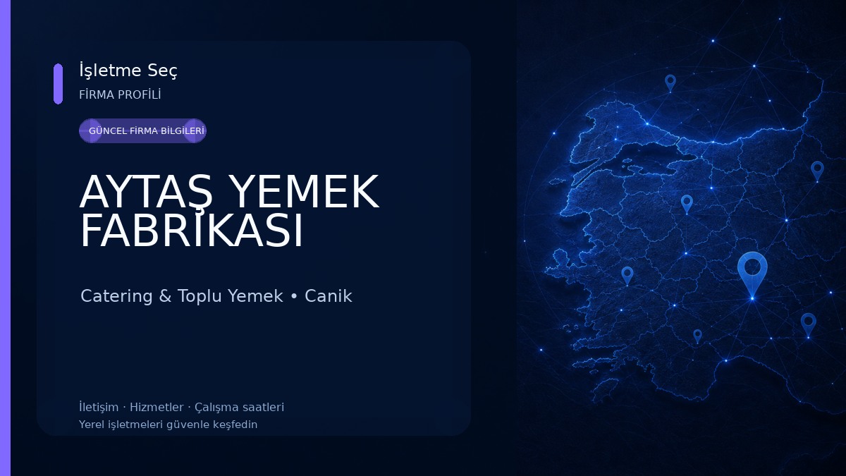 AYTAŞ YEMEK FABRİKASI Catering & Toplu Yemek