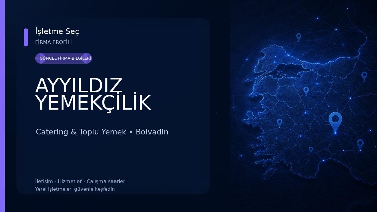 AYYILDIZ YEMEKÇİLİK Catering & Toplu Yemek