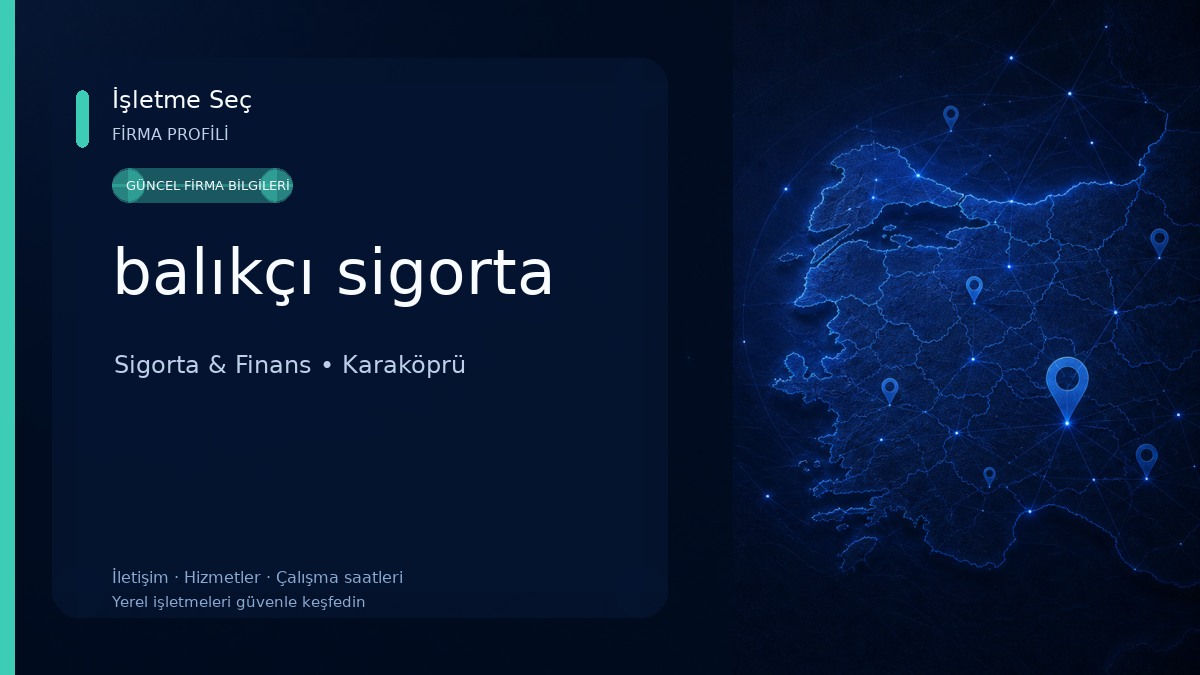 balıkçı sigorta Sigorta & Finans