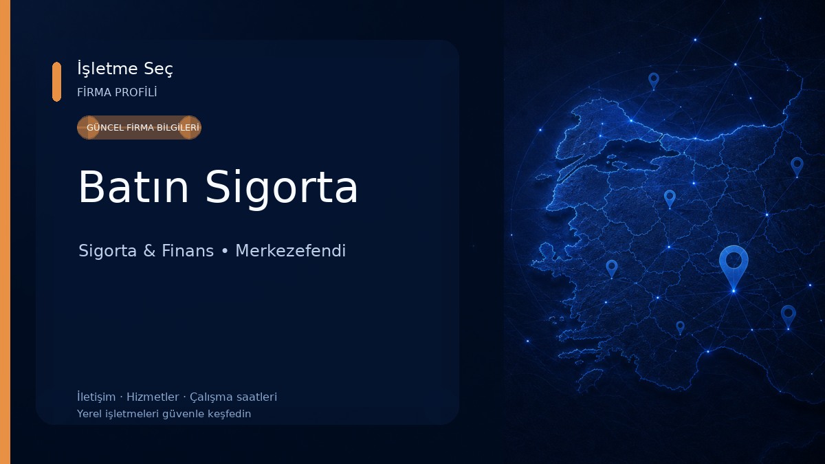 Batın Sigorta Sigorta & Finans