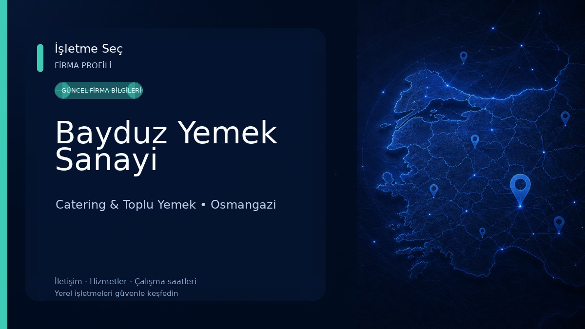 Bayduz Yemek Sanayi Catering & Toplu Yemek