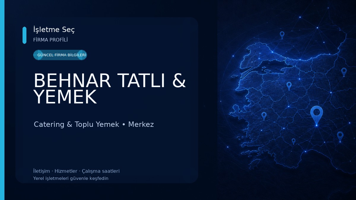 BEHNAR TATLI & YEMEK