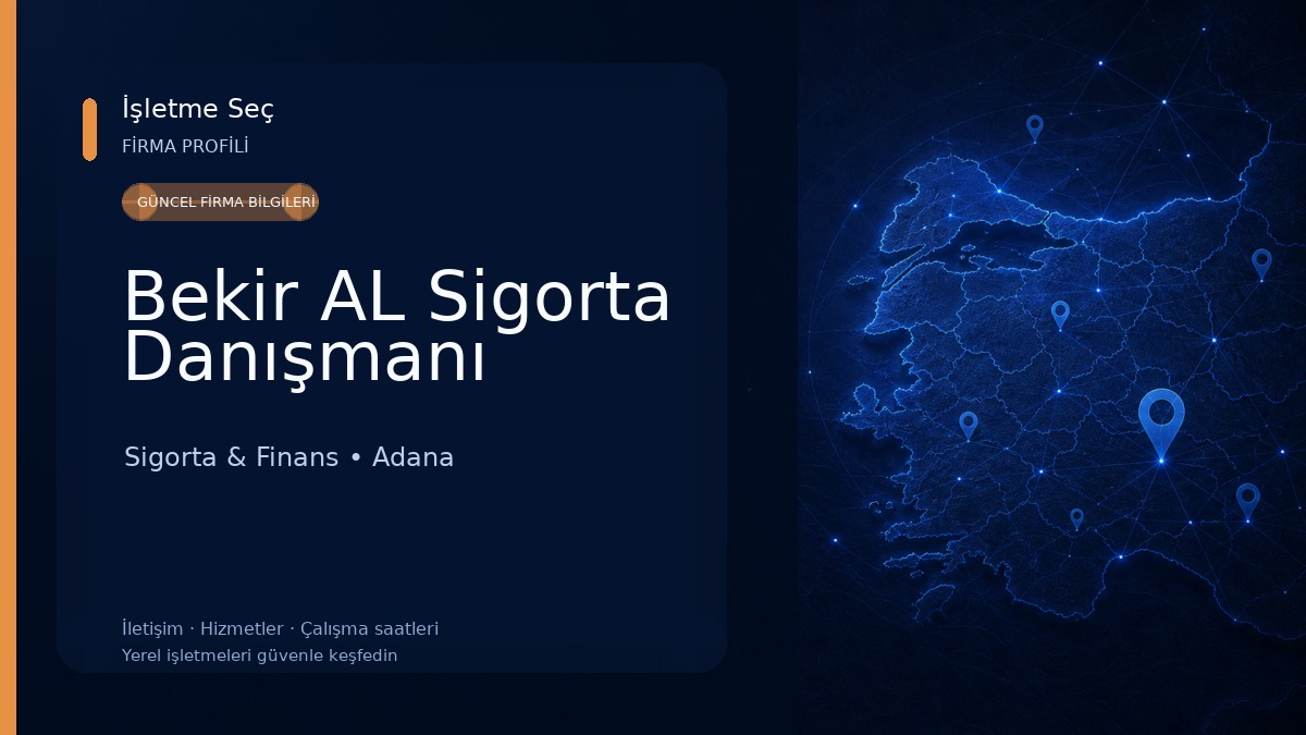 Bekir AL Sigorta Danışmanı Sigorta & Finans