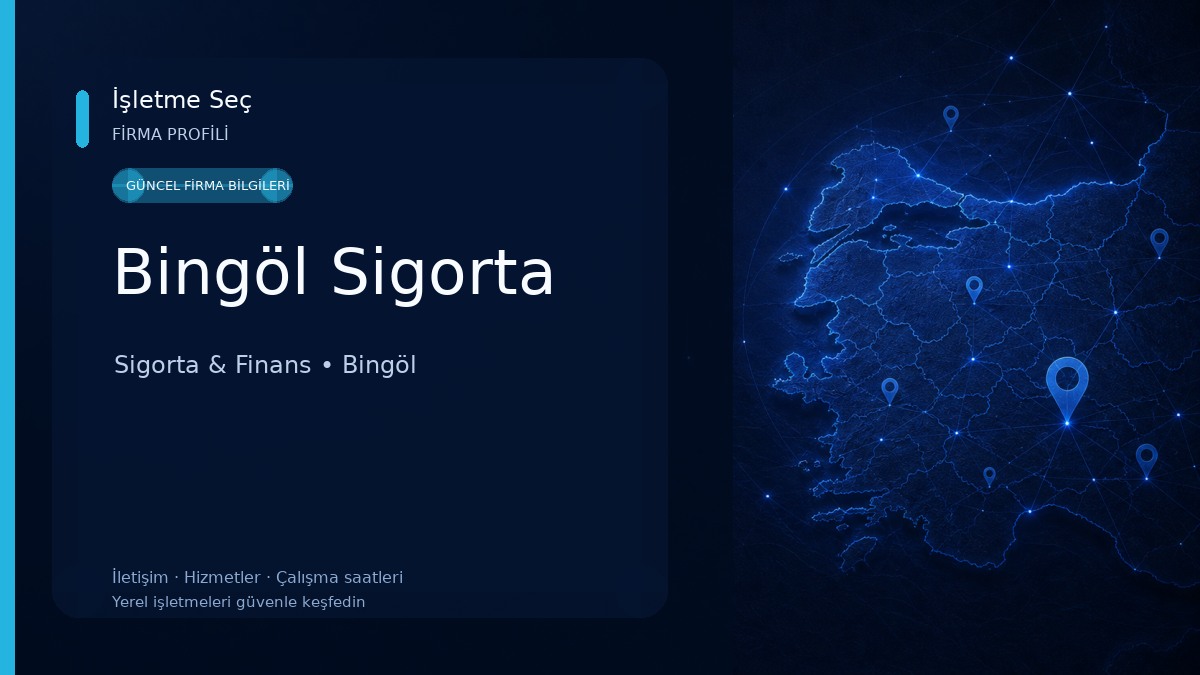 Bingöl Sigorta