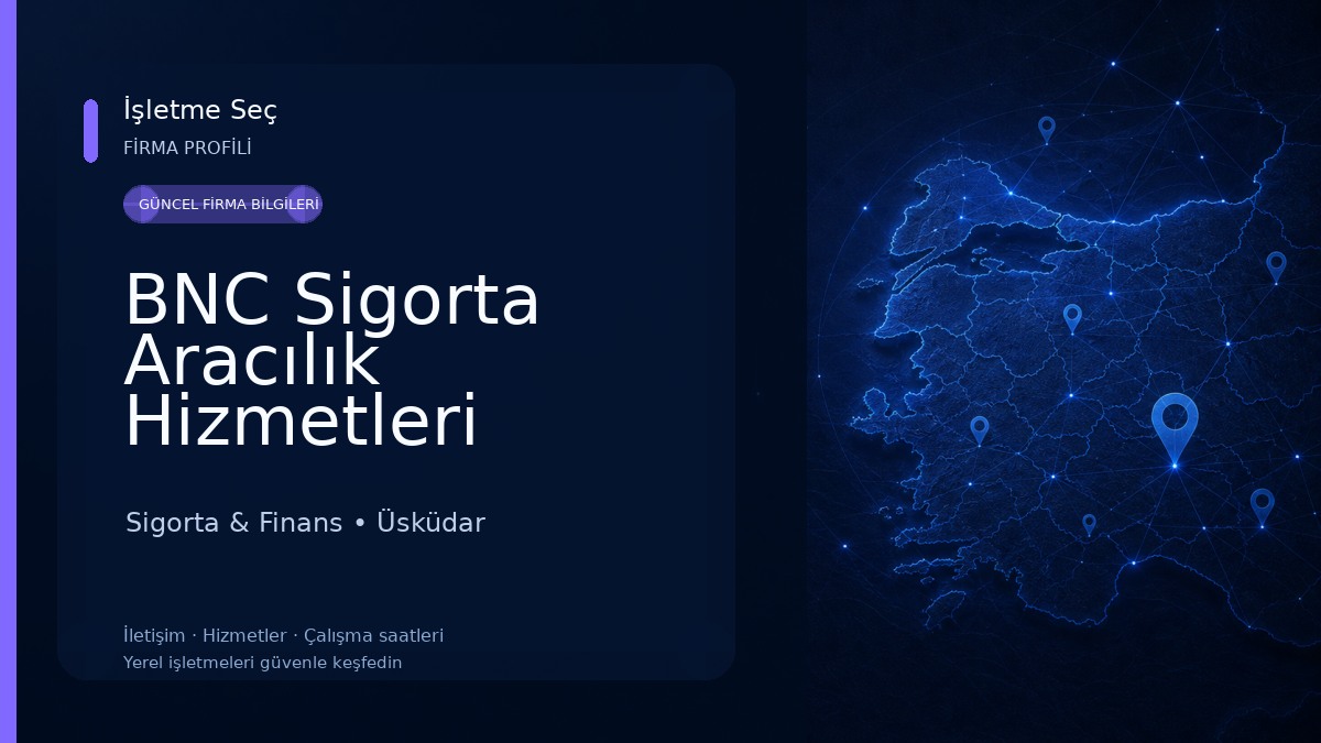 BNC Sigorta Aracılık Hizmetleri Ltd.Şti. Sigorta & Finans