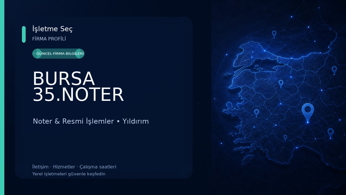 BURSA 35.NOTER