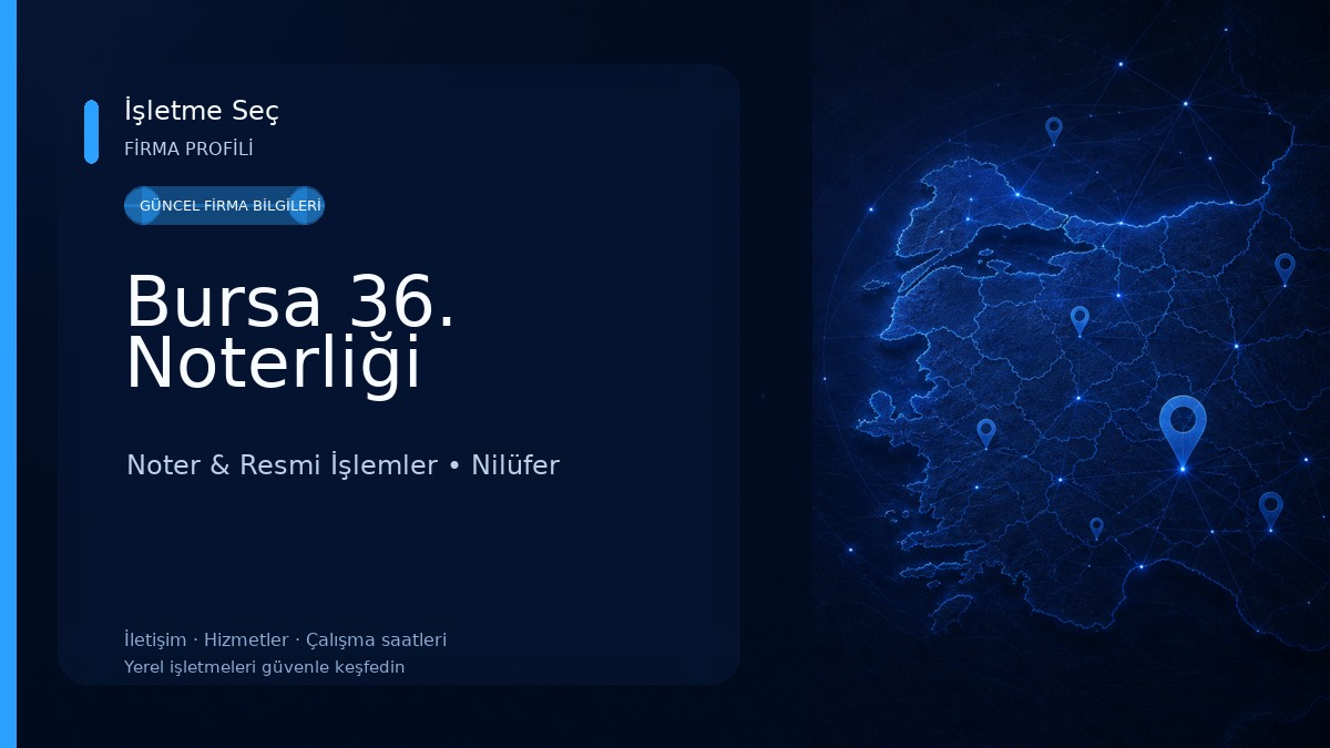 Bursa 36. Noterliği 