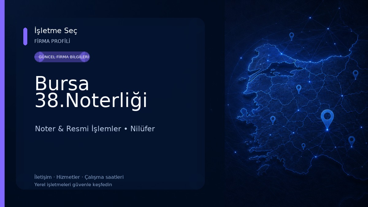 Bursa 38.Noterliği 