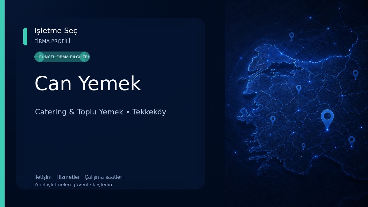 Can Yemek Catering & Toplu Yemek