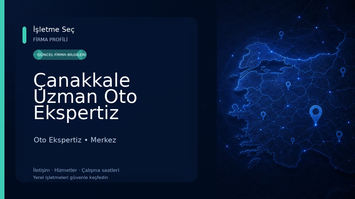 Çanakkale Uzman Oto Ekspertiz Oto Ekspertiz