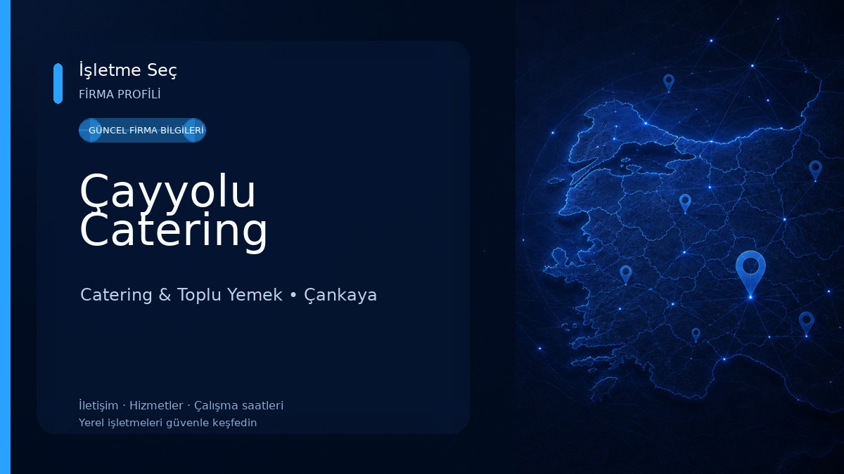 Çayyolu Catering Catering & Toplu Yemek