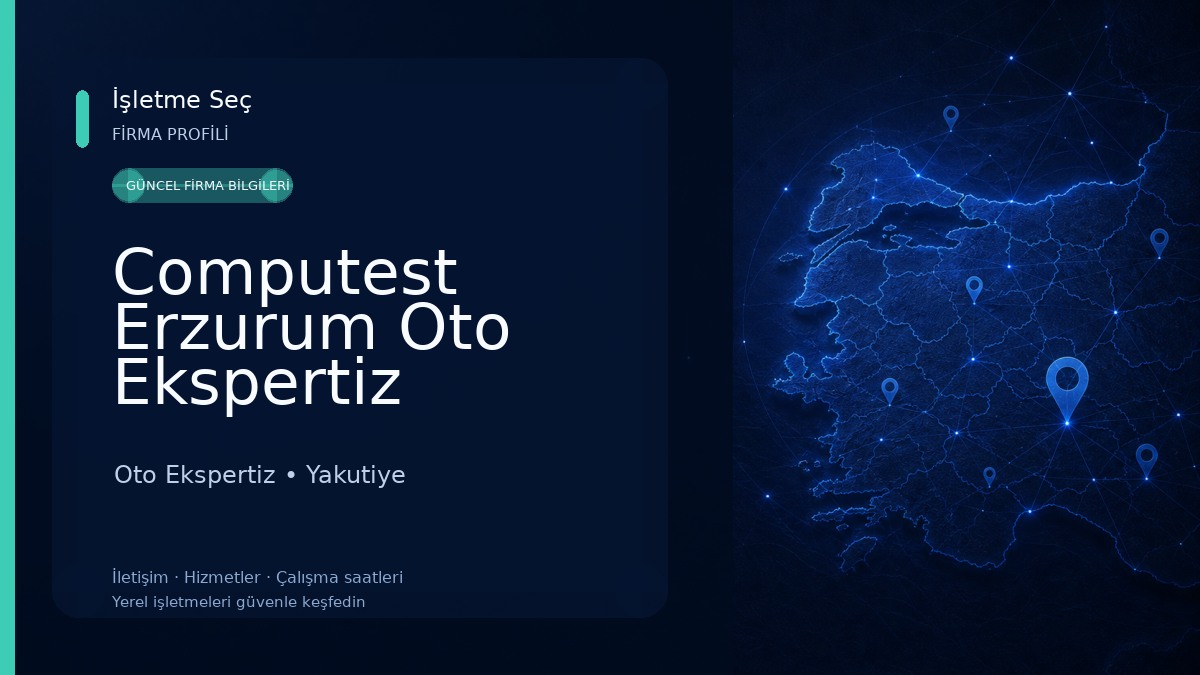 Computest Erzurum Oto Ekspertiz Merkezi Oto Ekspertiz