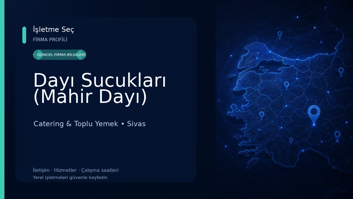 Dayı Sucukları (Mahir Dayı) Catering & Toplu Yemek