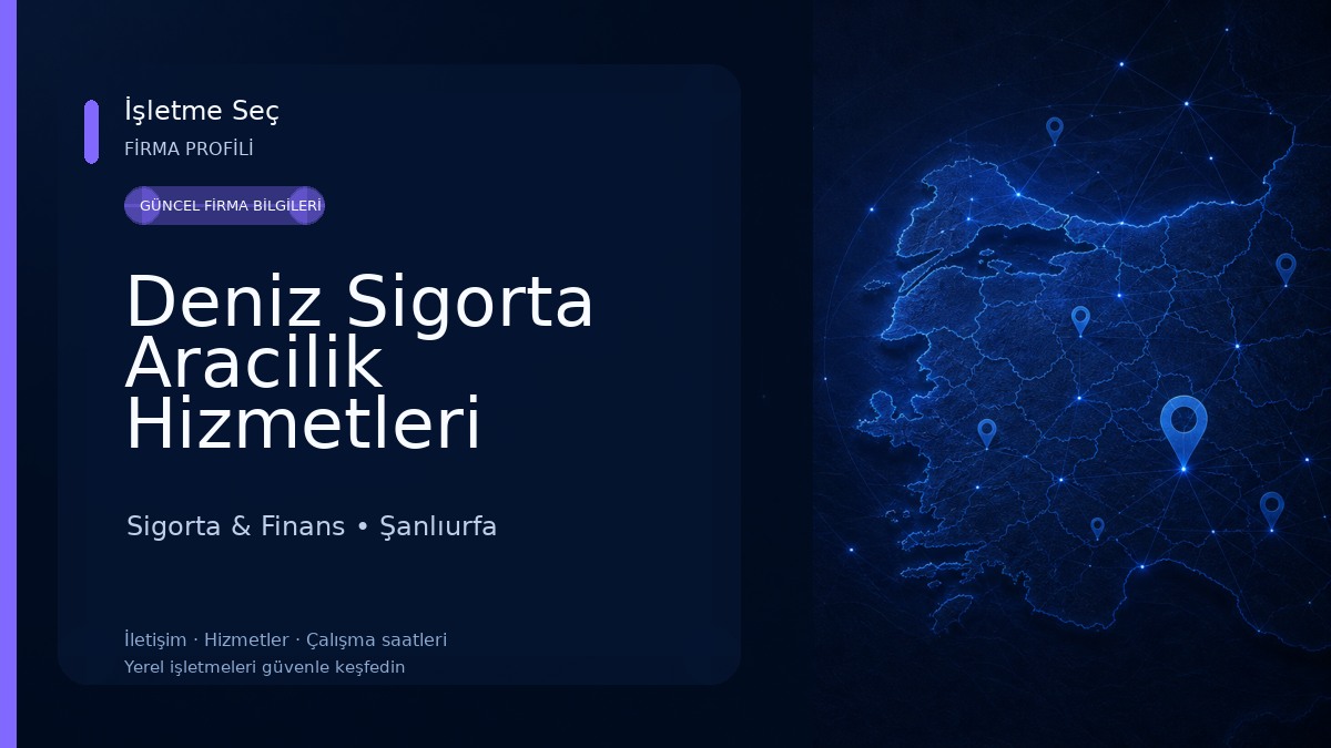 Deniz Sigorta Aracilik Hizmetleri Ltd.Şti. Sigorta & Finans