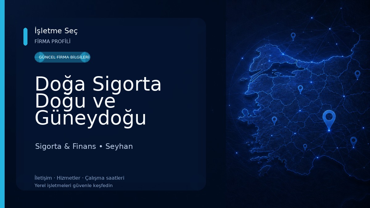 Doğa Sigorta Doğu ve Güneydoğu Anadolu Bölge Müdürlüğü Sigorta & Finans