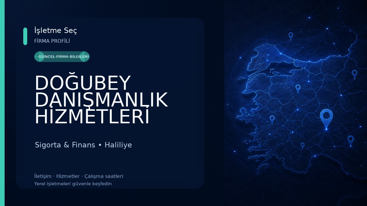 DOĞUBEY DANIŞMANLIK HİZMETLERİ Sigorta & Finans