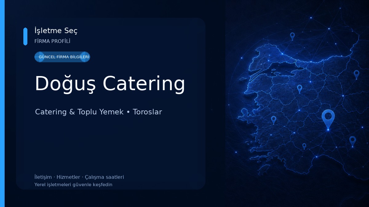 Doğuş Catering Catering & Toplu Yemek