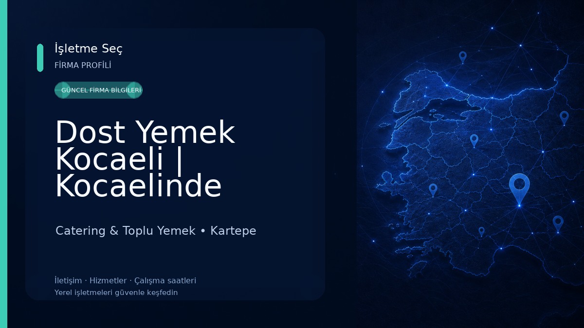 Dost Yemek Kocaeli | Kocaelinde Yemek | Kocaelinde Catering | Kocaelinde Tabldot Yemek | Kocaelinde Düğün Yemeği Catering & Toplu Yemek